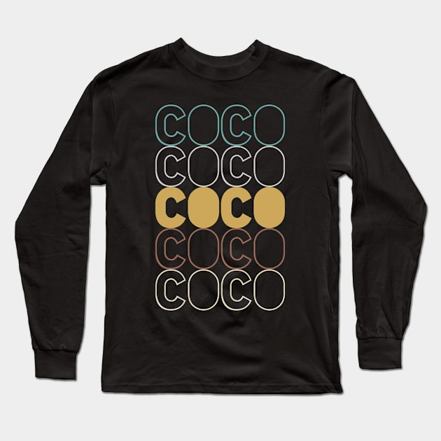 Coco Long Sleeve T-Shirt by Hank Hill